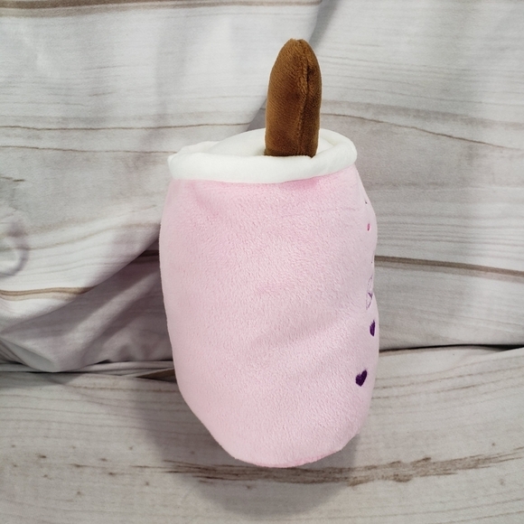 Valentine Bubble Boba Tea You're Bubblicious Plush Toy Homerbest Food Pal 7 Inch - Picture 4 of 12